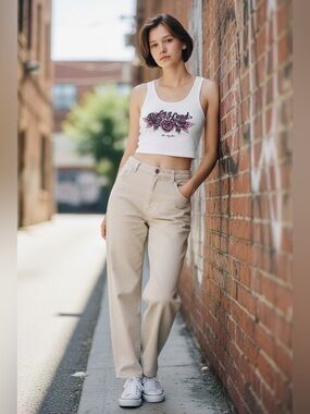 Rolling Loud Forever 21 White 'Rolling Loud' Graphic Tank Top